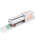 Heavy Duty 12 Volt Electric Drop Bolt Lock With Magnetic Deadbolt For Zero Fuss Commercial Door Access Control Setup And Straight Up Reliable Entry Security, aluminum body with connectors.