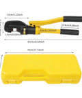 Heavy Duty Hydraulic Rebar Pliers, Portable Bolt Cutters With Box, Handheld Hydraulic Driven Rebar Cutter For 4mm To 16mm Wire dimensions with case.