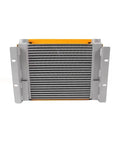 Beefed Up Hydraulic Oil Cooler Fan With 100 Liters Per Minute Flow Plate Heat Exchanger front view
