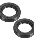 22mm x 35mm x 7mm nitrile rubber shaft seal 2 pack, black, for bearing shafts, oil pumps, and engines, oil and heat resistant, TG4 lip