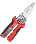 Rugged Pliers Cable Stripper And Wire Cutter With Built In Voltage Tester LED Work Light Digital Multimeter Compatible Ergonomic Non Slip Handle