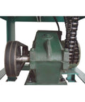 1.5KW Electric Pipe Bender 110V 60Hz Loaded With 9 Round And 8 Square Dies close-up of motor gearbox and drive chain