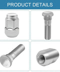 Chrome Wheel Lug Stud Nut Set M12x1.50 For Hondas Like Odyssey, Accord, Civic, CRV, HRV, Pilot, Clarity And S2000 details