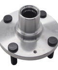 Front view of Front Wheel Bearing And Hub Repair Kit For Hyundai Accent And Kia Rio Rio5 OE Fit Premium Bearings Precisely Machined Hubs