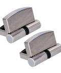 Rock Solid Gravity Hinges For Left Hand Interior Doors Self Closing Hydraulic Hardware featuring stainless steel construction and ball bearing action.