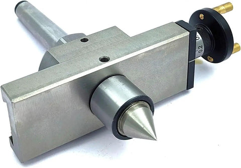 Lathe Taper Turning Attachment With 2MT Shank And Revolving Live Center, offsetting tailstock, double bearing center, precise taper