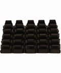 Dead Simple M6 Cage Nuts And Screws With Nylon Washers Snap In Place For Rack Mount Server Cabinets, pack of 25 black nuts.