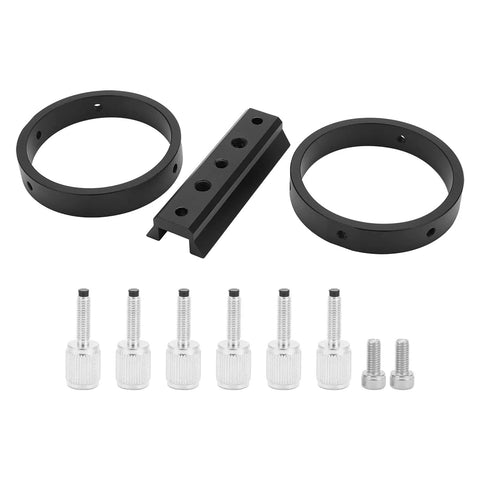 Rock Solid All Metal Telescope Guiding Scope Ring For 43-70mm Inner Diameter And Star Finder Mount Ring with screws
