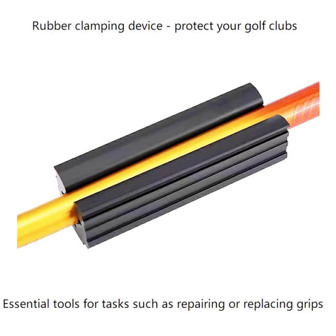 Golf Club Grip Replacement Tool With Rubber Vise Clamp For Easy Grip Install And Regripping, Protects Shaft From Scratches, Durable Rubber Grip Vise Clamp For Secure Pro Grade Quick Club Repair.