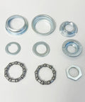 Components of 2 Inch Cup Pedal Crank Kit With 44T Sprocket And 165mm Crank Arm One Piece Bike Crankset For Standard And Motorized Rides
