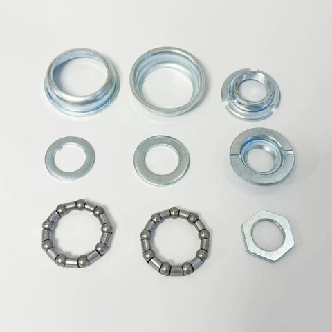 Components of 2 Inch Cup Pedal Crank Kit With 44T Sprocket And 165mm Crank Arm One Piece Bike Crankset For Standard And Motorized Rides
