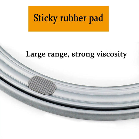 Close-up of sticky rubber pad on Heavy Duty Rotating Turntable Base With 360 Degree Ball Bearing For Glass Granite Or Wood Tables