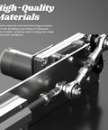 DIY reciprocating linear actuator with adjustable 2-8 cm stroke, 24V motor, metal construction