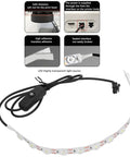 High Brightness LED Light Strip For 3D Printer Enclosures 24V DC ABS Housing Ra95 Color Rendering For Vivid Prints