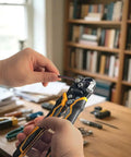 Using 5 In 1 Self Adjusting Wire Stripper Kit With Automatic Wire Stripper For AWG 24 To 10 in a home workshop