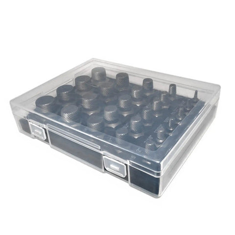 Hot Heat Treated 25 Piece Screw Extractor Kit To Yank Out Stripped Bolts And Bad Hex Heads Like A Champ With Heavy Duty Steel Bits in case