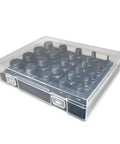 Hot Heat Treated 25 Piece Screw Extractor Kit To Yank Out Stripped Bolts And Bad Hex Heads Like A Champ With Heavy Duty Steel Bits in clear case