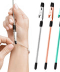 Set Of Three Bracelet Helper Tools For Fastening Jewelry And Watches No Fuss DIY Clip Clasp Helpers Portable Metal Build Available