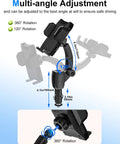 No Sweat Dual Usb Car Phone Mount That Slides Right Into Your Cigarette Lighter Socket For Easy Navigation And Fast Device Charging On Weekend Rides with adjustable angles.