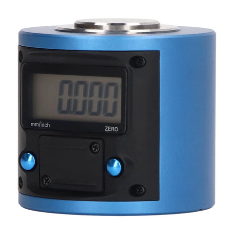 CNC Tool Setter With Magnetic Base, Large LCD Display for Easy Z Axis Calibration, Pro Grade Precision to 0.01mm in blue alloy steel