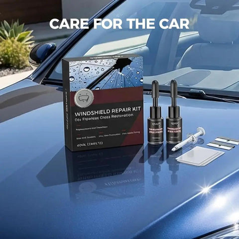 DIY Windshield Crack Repair Kit for Cars No Brainer, 2026 Multi Functional Glass Repair Set with liquid bottles and tools
