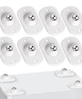 8 Pack Self Adhesive Appliance Casters Wheels, 360 Degree Swivel Universal Rollers for kitchen appliances, mini wheels for coffee makers.
