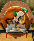 Miter Saw Dust Hood With Led Light And Universal Fit For 10 And 12 Inch Saws, Storage Bag Included, Powerful Dust Containment