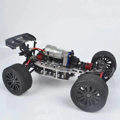 Aluminum RC Frame Chassis Kit For E Revo Slash 4WD Summit VXL 4x4 1 16 Scale, side view showing durable construction