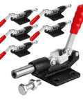 Six Pack GH 305C Push Pull Adjustable Toggle Clamp With 500 Lbs Holding Power Quick Release Stroke Clamp for Welding Woodworking