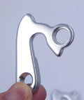 Rear Derailleur Hanger 77 Replacement for Iron Horse Azure Maverick Sachem Yakuza Warrior Series and More CNC Machined 6061 Aluminum Alloy Gear Mech Hanger With M8 Bolt Silver held