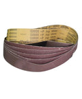 No Nonsense Heavy Duty Sanding Belts 2X63 Inches for Wood and Metal Grinding with rugged polyester cloth backing.