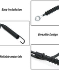 Close-up of Deck Engagement Cable Kit Replacement For Craftsman, Troy-Bilt, Huskee and MTD Lawn Tractors showcasing components and design.