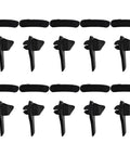 Plastic Insert Tire Demount Head Guard Wheel Side Protector Kit 20Pcs Black Rim Protection For Tire Changer