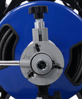 Close-up of Heavy Duty Electric Sewer Snake Auger with auto feed foot switch and steel drum for commercial drain jobs.