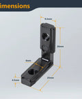 Bad Boy L Shape Inside Corner Brackets For T Slot And V Slot Aluminum Extrusion With Zinc Alloy Kit dimensions 26mm x 25mm.