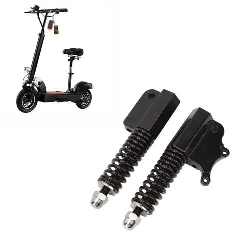 Hydraulic Front Shock Absorber Fork, 200mm Travel, Aluminum Alloy, Fits Electric Bikes And Electric Scooters, Dual Pack M12 Mounts