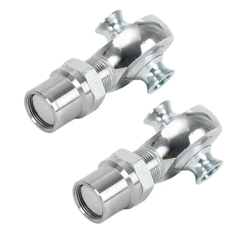 2 Pcs Left And Right 1.25 Inch Heim Joint Rod Ends With Hand Cut Threading For Flexible Linkage Motion and Misalignment Compensation Built Legit For Street Custom Rigs - close-up detail