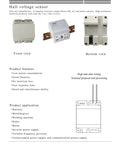 Heavy Duty High Voltage Detection Sensor Module Made For Real Deal Gearheads And Tech Wizards Probing 50V To 500V Circuits With Spot On 5V Signal Output Daily, showing front and bottom views.
