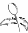 Magnetic Third Hand Soldering Aid With Built In Magnifier For Crafts And PCB Work, Pro Grade Stainless Steel Workhorse Helping Hands Tool