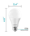 1600 Lumen LED Bulbs 100 Watt Equivalent Dimmable 3000K Soft White For Indoor And Outdoor Use E26 Enclosed Fixture Rated Energy Star