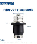 10 Pack RV Water Tank Probe Sensors Screw In Water Level Sensors with dimensions for Fresh Gray and Black Water Tanks