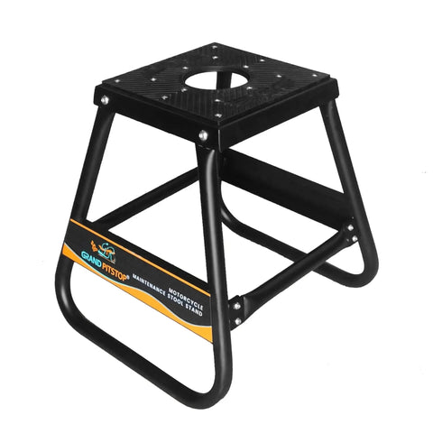 Heavy Duty Motorcycle Stand for Dirt Bikes and Off Road MX Rides Built Tough Universal Fit Powder Coated Steel Non Slip Maintenance Stand for Dirt Bike Servicing and Repairs Black Finish