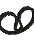 Beefy Motorcycle Drive Belt 8DN-17641-00-00 8DN-17641-01-00 for APEX RS Vector 2005-2018, black ribbed, curved view