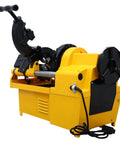 Beefed Up Electric Pipe Threader Machine With One Half To Two Inch NPT And BSPT Dies Heavy Duty 750W Workhorse for rapid threading.
