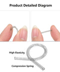 Compression Spring Wire Two Millimeter Diameter Outer Diameter Twenty Eight Millimeter Free Length One Hundred Fifty Millimeter Stainless Steel 304 Rust Resistant
