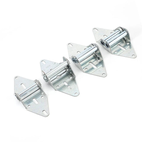 Beefed Up Heavy Duty Garage Door Hinge Kit With 14 Gauge Steel For Seven Sixteenth Inch Rollers Includes 1 2 3 4 Hinges And Self Drilling Screws Easy Replacement Rust Resistant Durable Build, set of 14 gauge steel garage door hinges