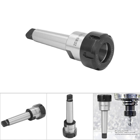 Er32 Collet Set With MTA3 Morse Taper Chuck Holder, CNC Milling Lathe Tool, Carbon Steel, Includes ER16 ER20 ER25 ER32 Options