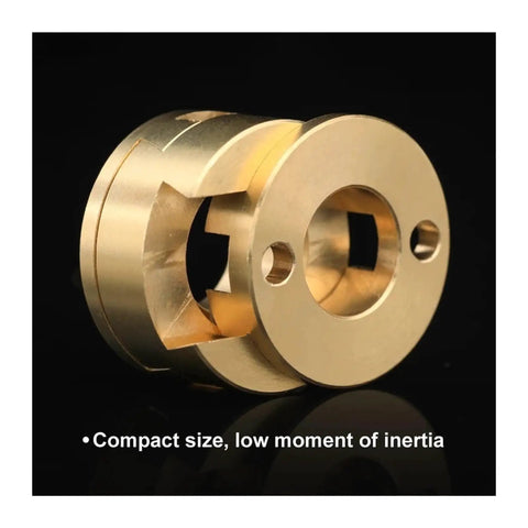 Upgrade Your VzBoT 3D Printer With This Sweet Z-Axis Screw Hot Bed And Compatible Mellow NF Oldham Coupling brass coupling, compact size