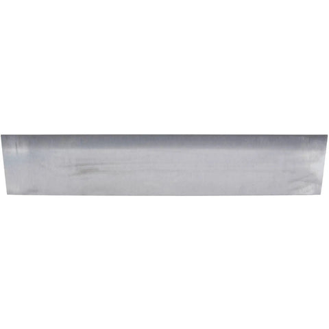 High Carbon Steel Finishing Trowel 4 By 20 Inch Pro Grade Workhorse blade close-up