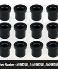 Heavy Duty Upper Lower Control Bushing Kit That Slaps Straight Onto Your John Deere Rig Pack Of Twelve displayed in rows.